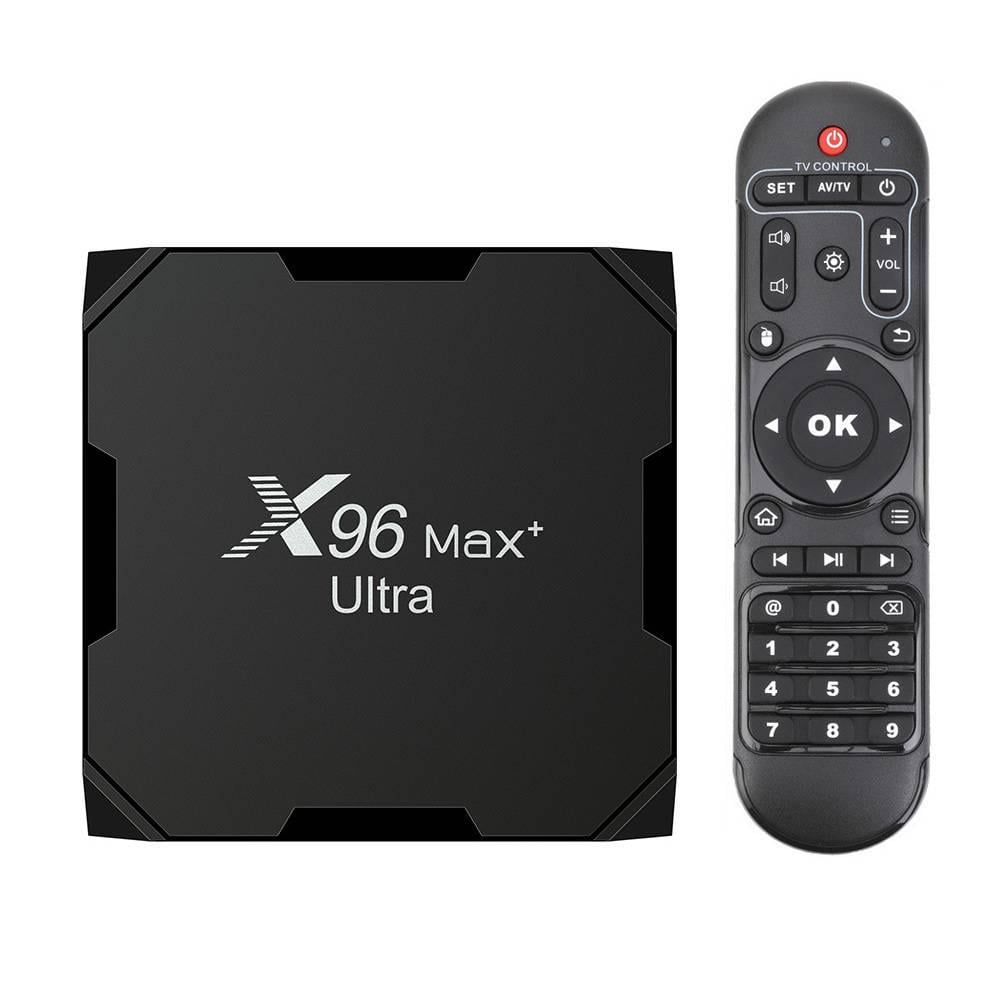 Смарт-приставка X96 Max+ Plus ULTRA 4/32 Гб Android 11 со SweetTV на 6 месяцев для пяти устройств (636-3-s)