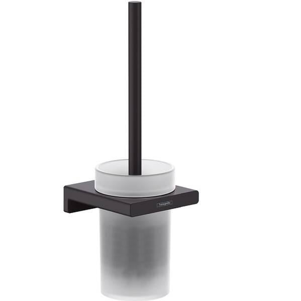 Щітка для унітаза Hansgrohe AddStoris 41752670 з тримачем Чорний матовий