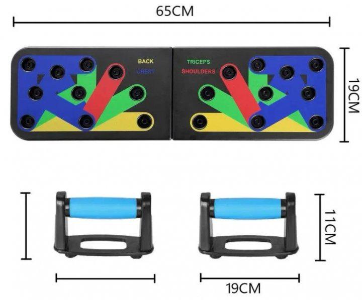 Доска для отжиманий Foldable Push Up Board (0040743) - фото 4
