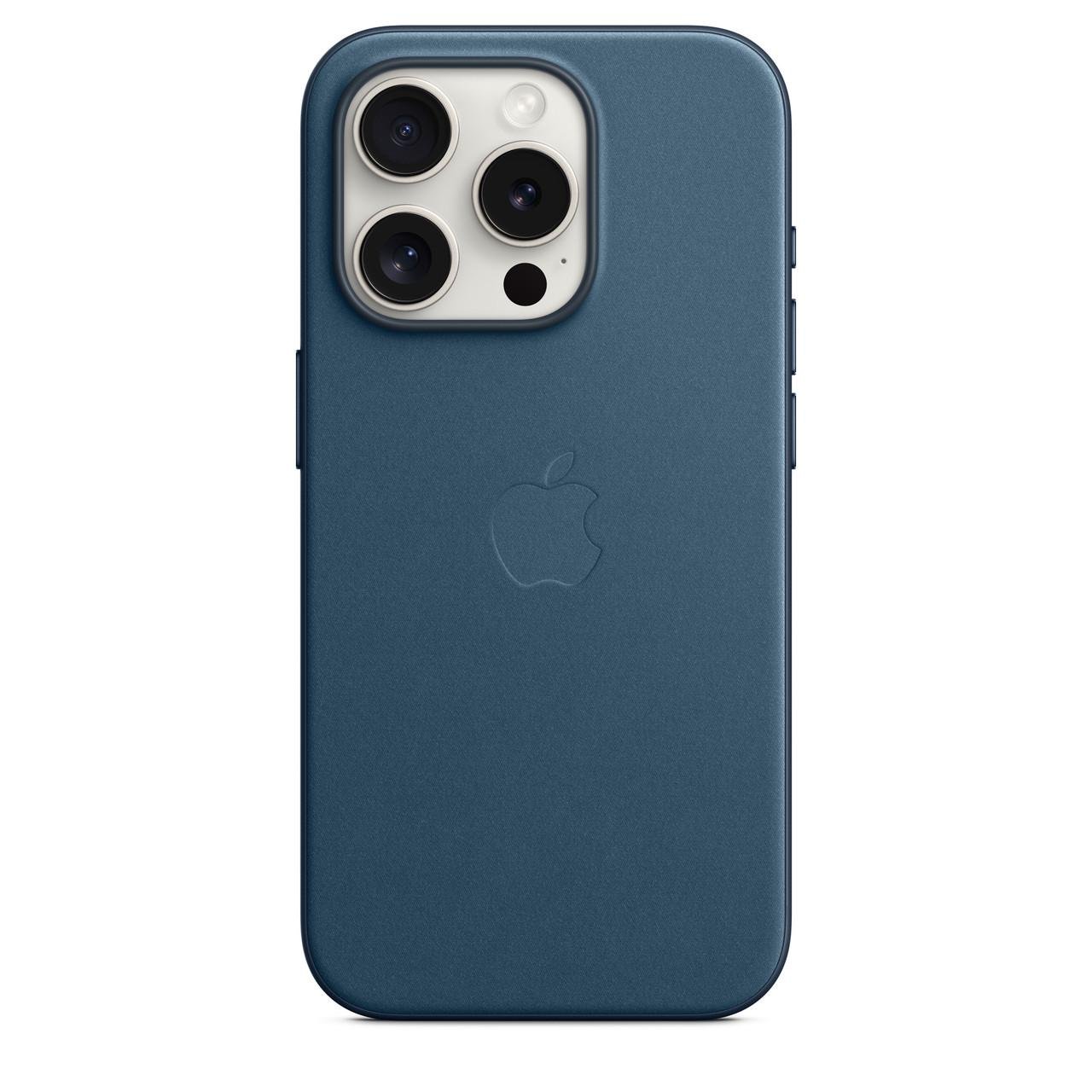 Чехол для iPhone 15 pro Apple FineWoven Case with MagSafe for iPhone 15 Pro Pacific Blue (HC)