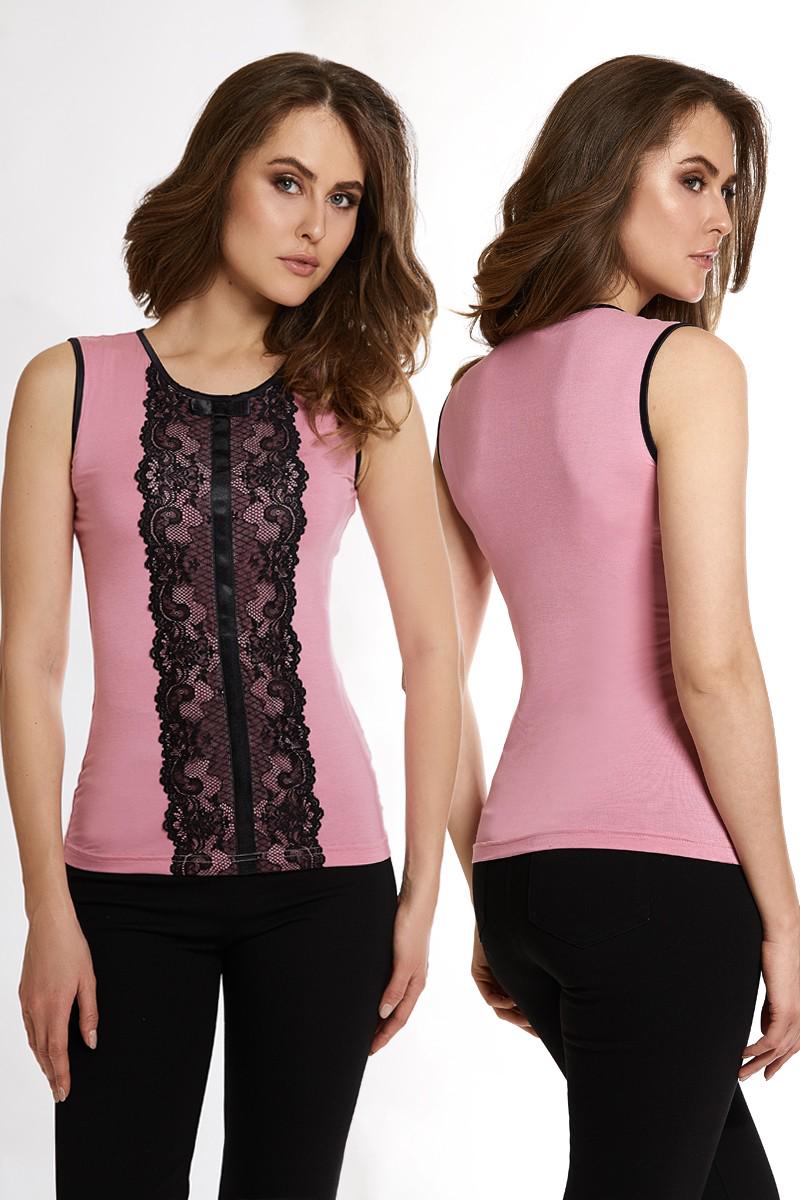 Блуза Anabel Arto р. 46/L Розовый (64744) - фото 2 Блуза Anabel Arto р. 46/L Розовый (64744) - фото 2