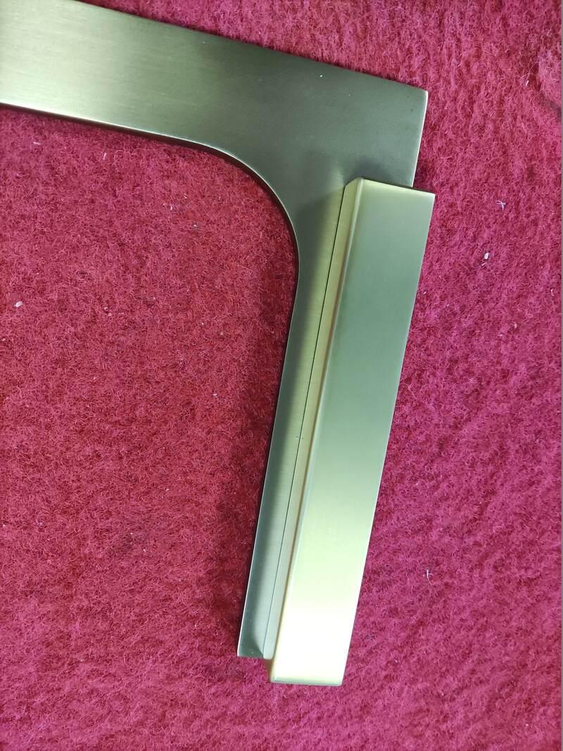 Душевая перегородка KOER SR SP02-100x200-TR-12 Walk-In прозрачное стекло Easy Clean 8 мм Золотой матовый (KR5396) - фото 2