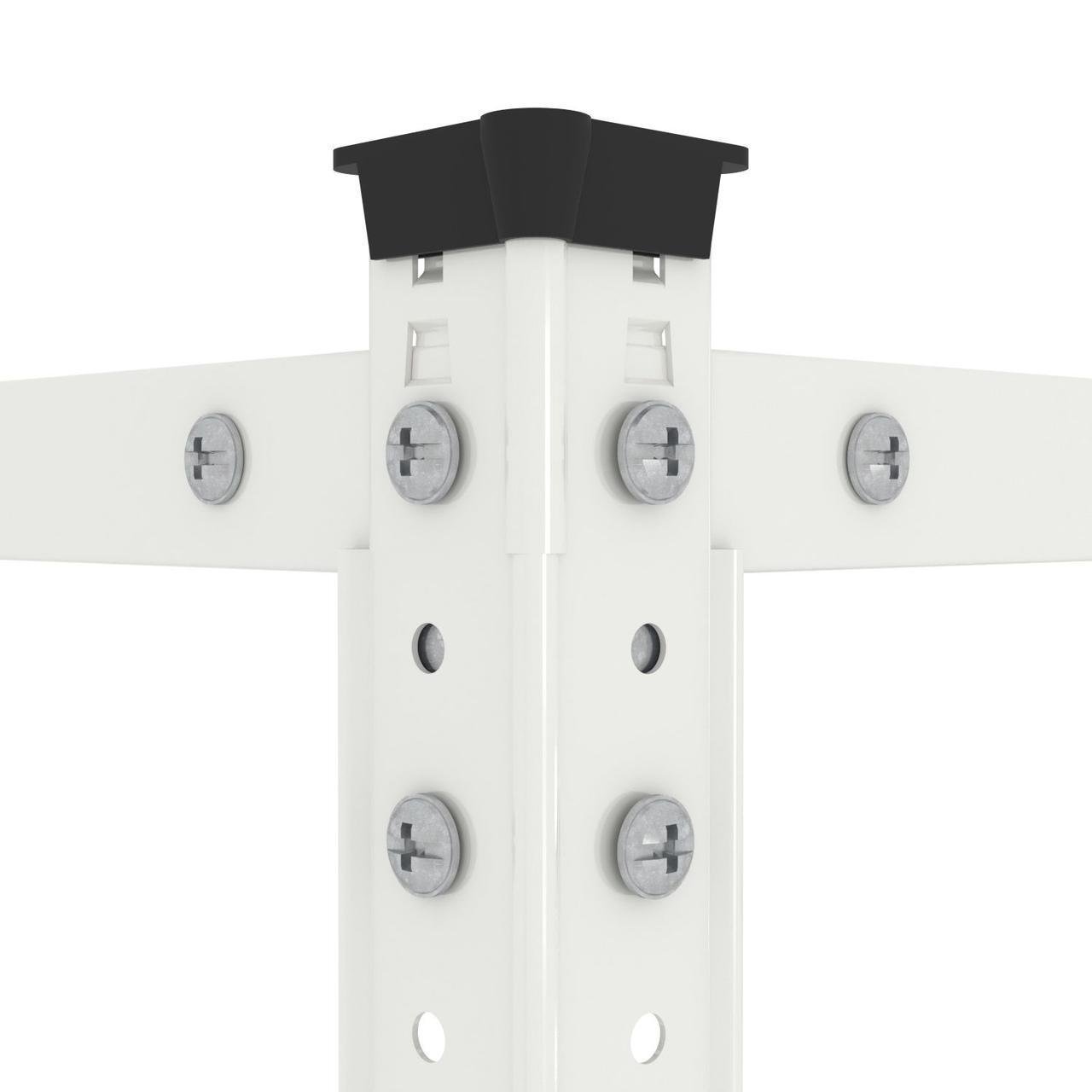 Стелаж Меткас Кронос КС фарбований металевий 100 кг/полиця 5 полиць 1800х1000х400 мм (3DPanda-KRC180111004054W) - фото 8 Стелаж Меткас Кронос КС фарбований металевий 100 кг/полиця 5 полиць 1800х1000х400 мм (3DPanda-KRC180111004054W) - фото 8