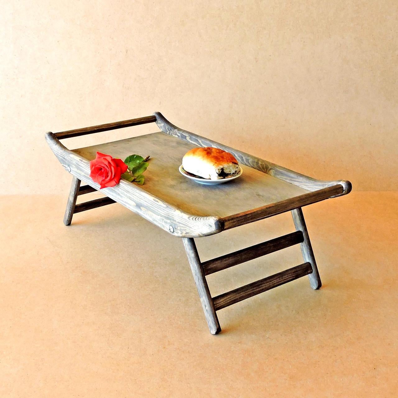 Столик-поднос для завтрака из дерева Айова Морион (СТП-001211)