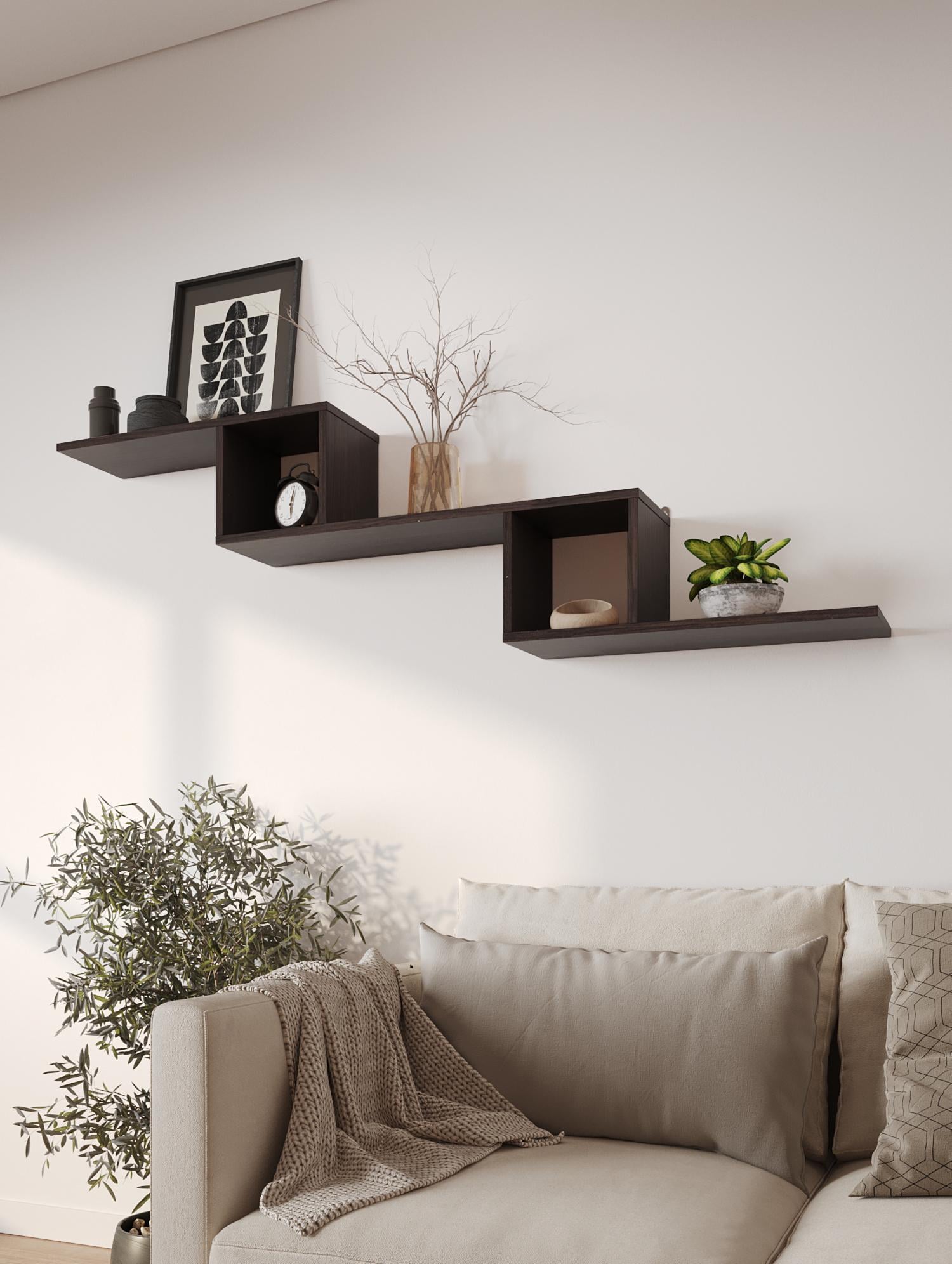 Полка-конструктор MebelStar 153,2x20x44,8 см Дуб ристрето (MBS-1799)