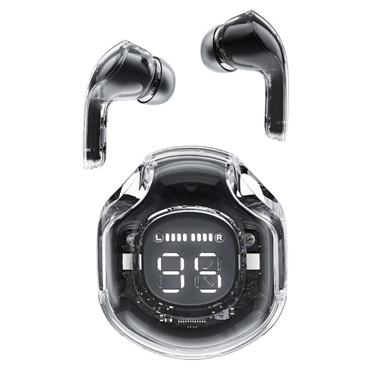 Наушники беспроводные Acefast T8 CRYSTAL COLOR 2 Black (AFT8BB)