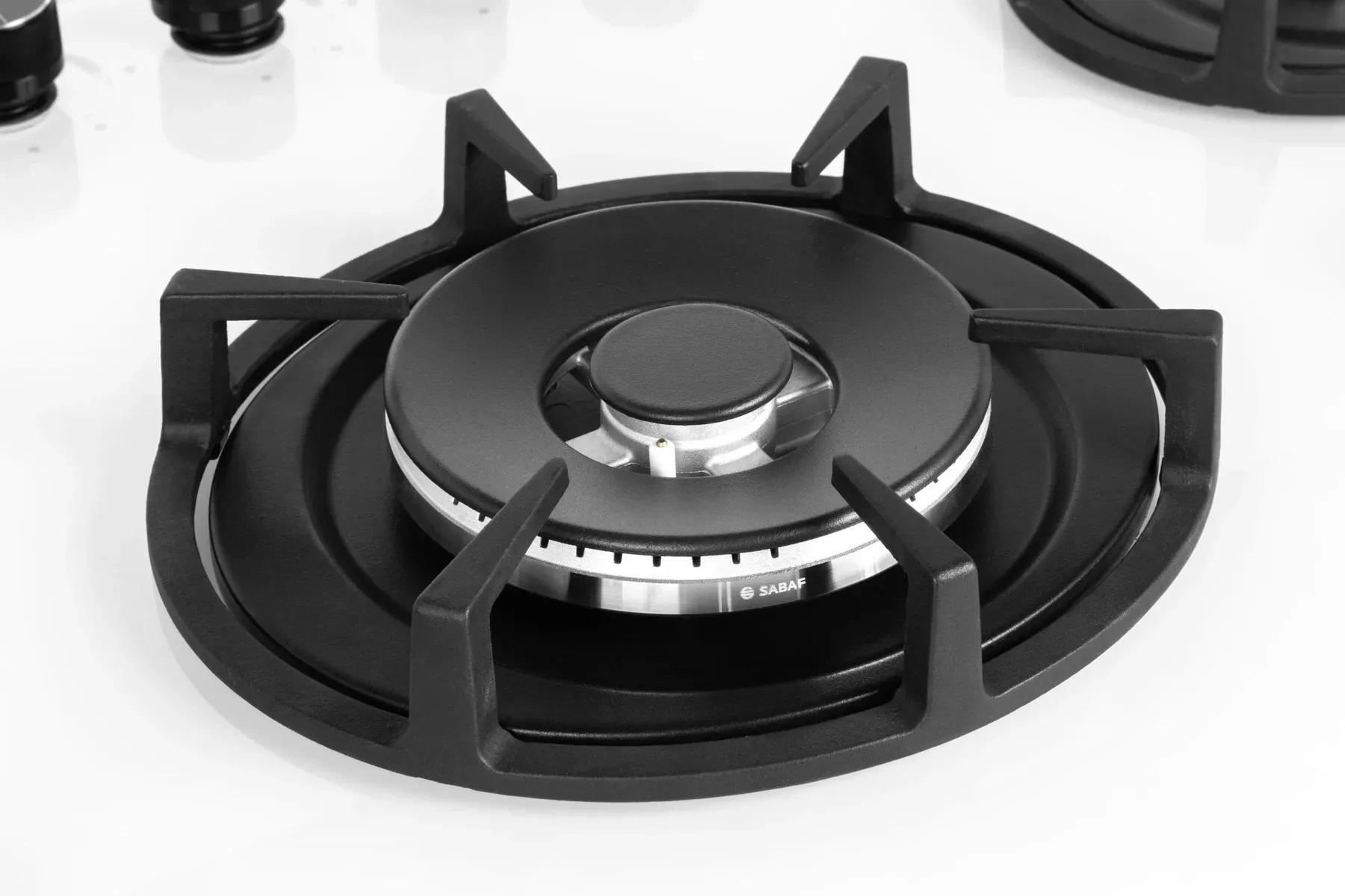 Варочная поверхность газовая Gunter&Hauer GL 9 W на 5 конфорок закаленное стекло Белый - фото 5 Варочная поверхность газовая Gunter&Hauer GL 9 W на 5 конфорок закаленное стекло Белый - фото 5