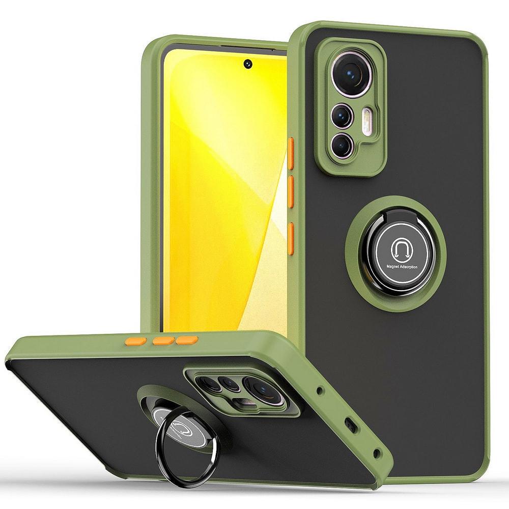 Защитный чехол MatteLuxe Xiaomi 12 Lite (с кольцом) Khaki (34106-17)