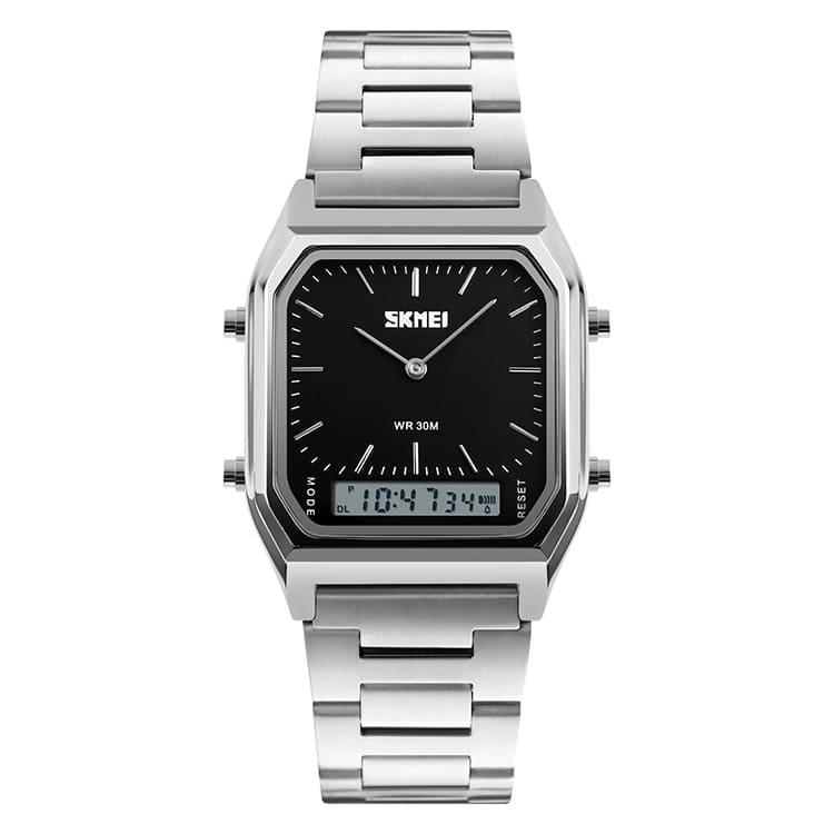 Часы наручные Skmei 1220 Silver/Black (15911)