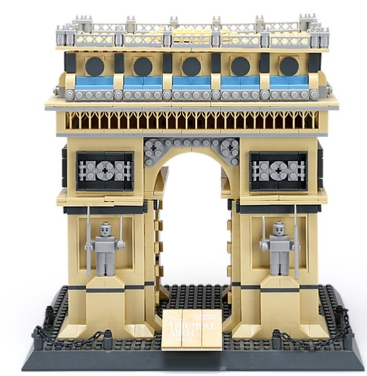 Конструктор 3D Wange Архитектура Триумфальная арка Париж Arc de Triomphe Paris 5223 для детей и взрослых 1391 деталь - фото 5 Конструктор 3D Wange Архитектура Триумфальная арка Париж Arc de Triomphe Paris 5223 для детей и взрослых 1391 деталь - фото 5