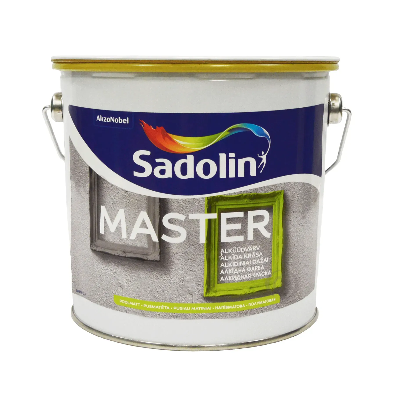 Краска универсальная алкидная полуматовая Sadolin Master 2,5 л BW Белый (2892415444)