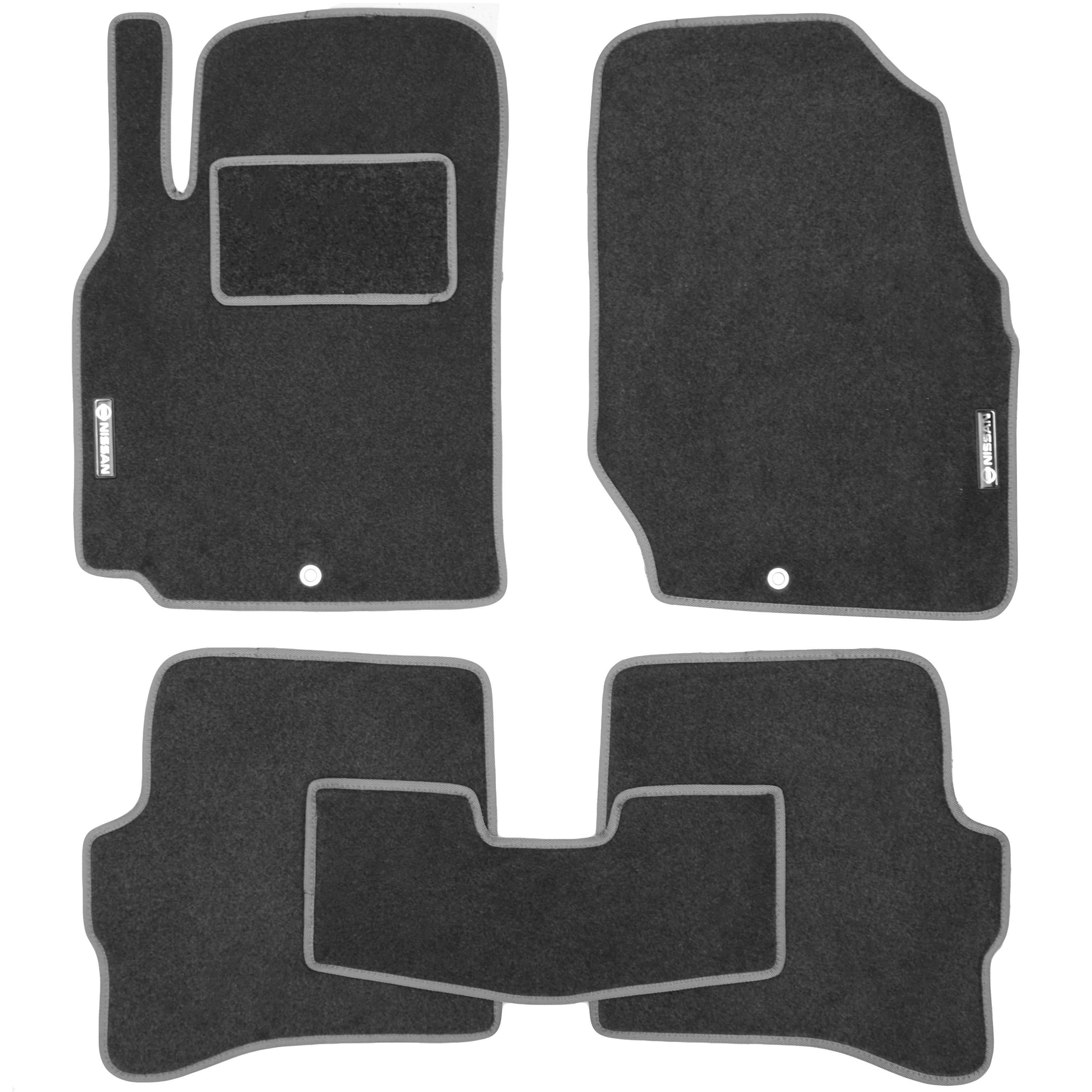 Килимки в салон Стандарт для Nissan Almera Classic 2006-2013 текстильні Сірий (21498)