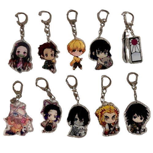 Набор брелок Клинок Рассекающий Демонов 10 шт. (283) Набор брелок Клинок Рассекающий Демонов 10 шт. (283)