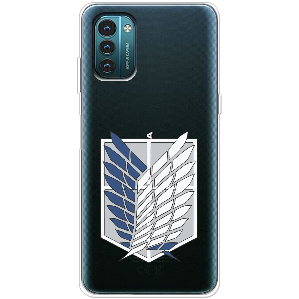 Чохол BoxFace Nokia G21 Атака Титанів Крила Свободи Прозорий силікон (44288-bk88-44288)