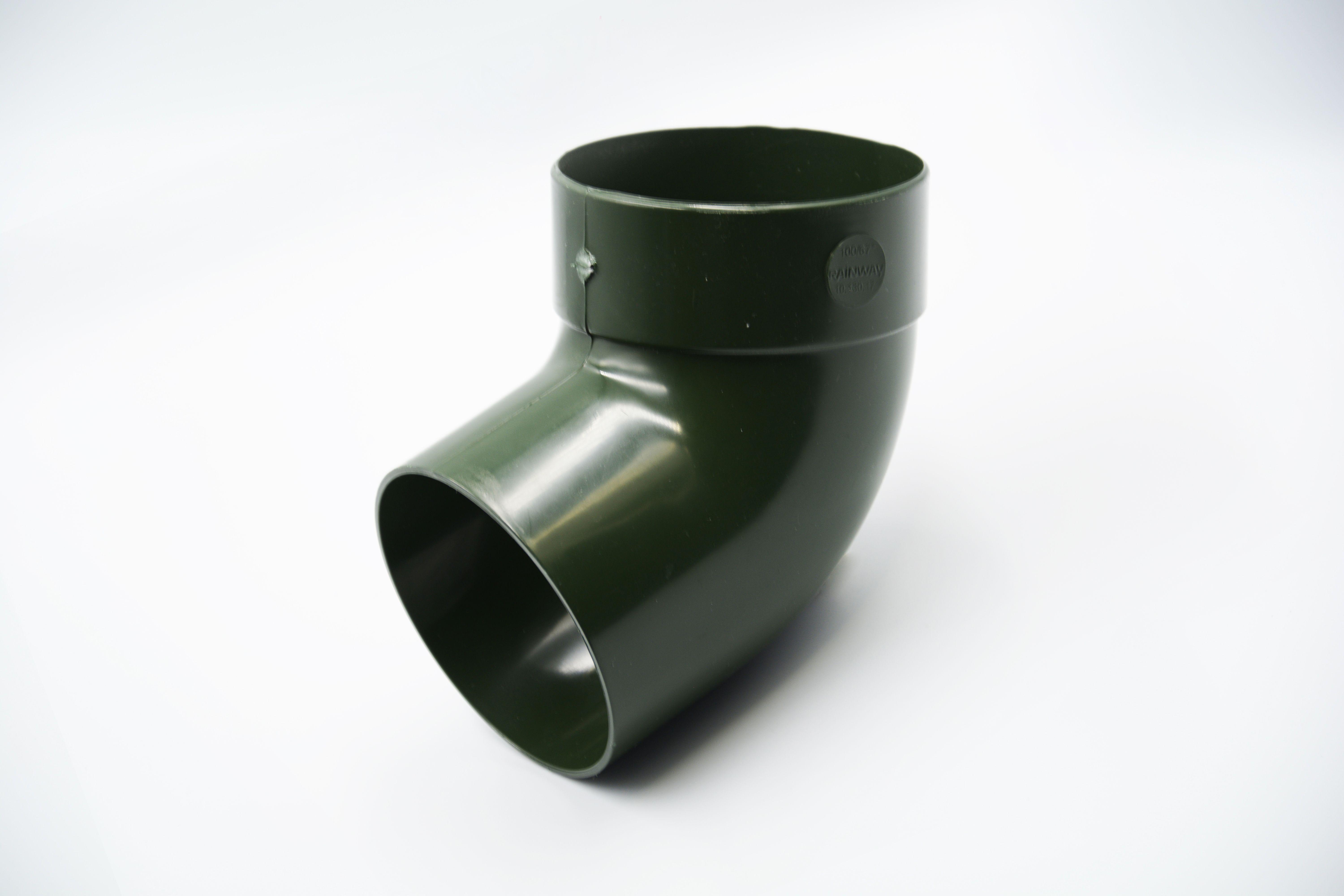 Отвод трубы одномфтовый RAINWAY 67° D 100 мм Зеленый RAL 6009 (10.130.17.003.RW) Отвод трубы одномфтовый RAINWAY 67° D 100 мм Зеленый RAL 6009 (10.130.17.003.RW)