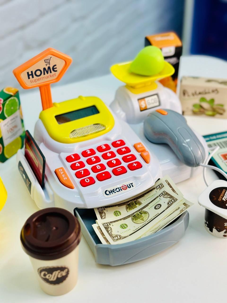 Детский игровой набор интерактивный Игра Магазин Кассовый аппарат (2699886263) - фото 2