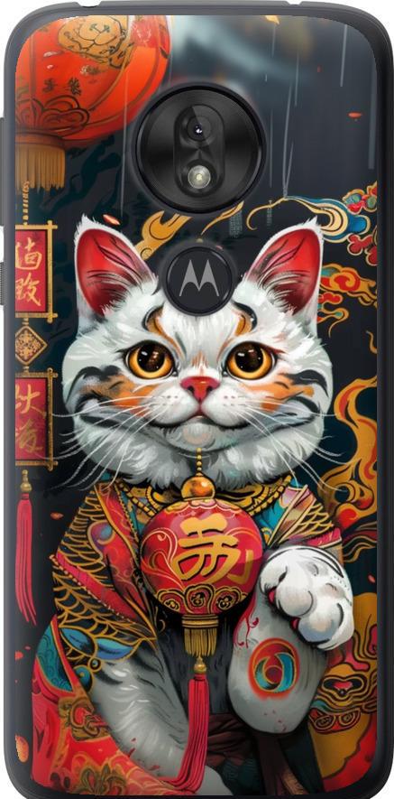 Чехол на Motorola Moto G7 Play China Cat v2 (6135u-1656-42517) Чехол на Motorola Moto G7 Play China Cat v2 (6135u-1656-42517)
