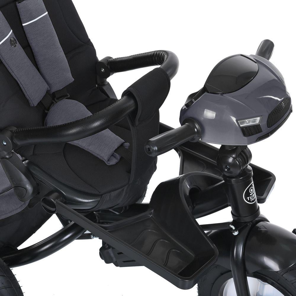 Детский велосипед трехколесный Turbo Trike MT 1007 резиновые колеса Графитовый (723286208) - фото 5 Детский велосипед трехколесный Turbo Trike MT 1007 резиновые колеса Графитовый (723286208) - фото 5