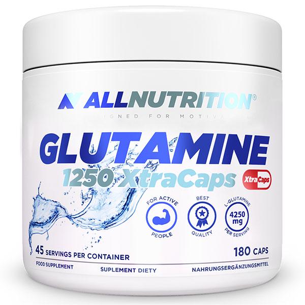 Глютамин для спорта All Nutrition Glutamine 1250 Xtra капс. 180 капс. (000026246)