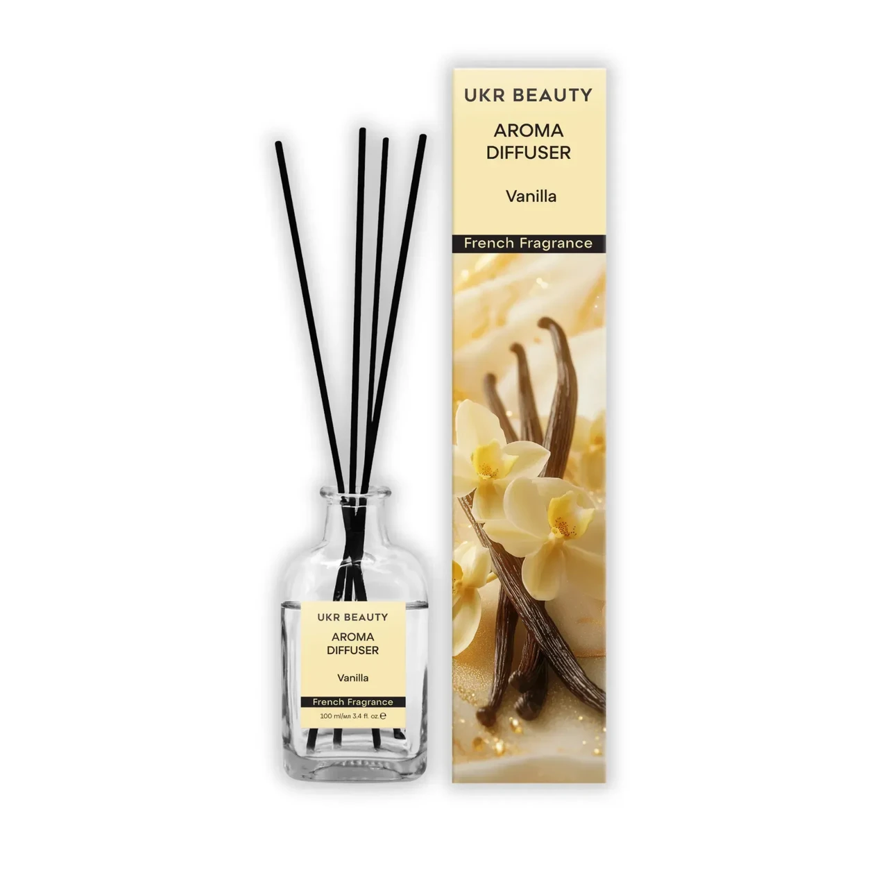 Аромадиффузор UKR BEAUTY Vanilla 100 мл (2896707695) Аромадиффузор UKR BEAUTY Vanilla 100 мл (2896707695)