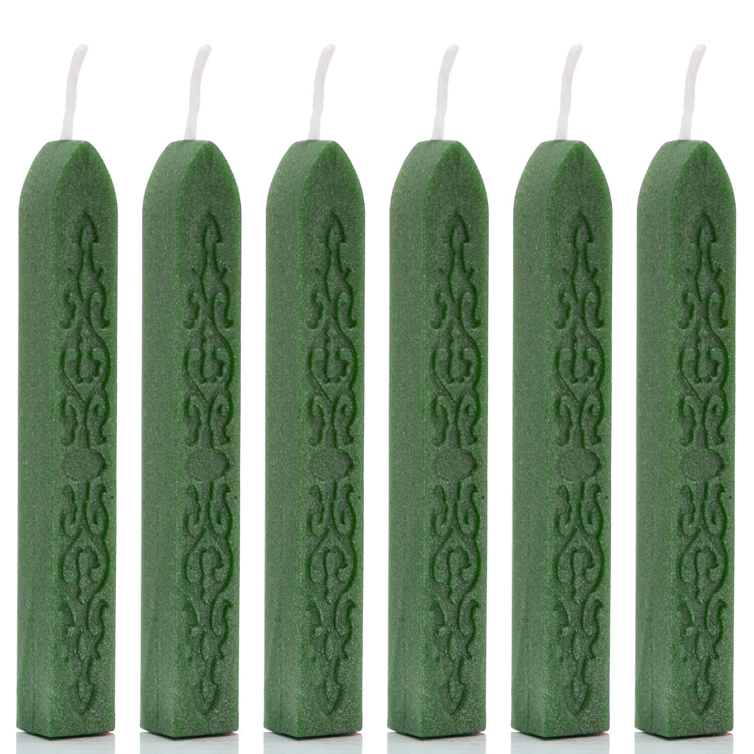Сургучная свеча с фитилем 5 шт. Green Сургучная свеча с фитилем 5 шт. Green