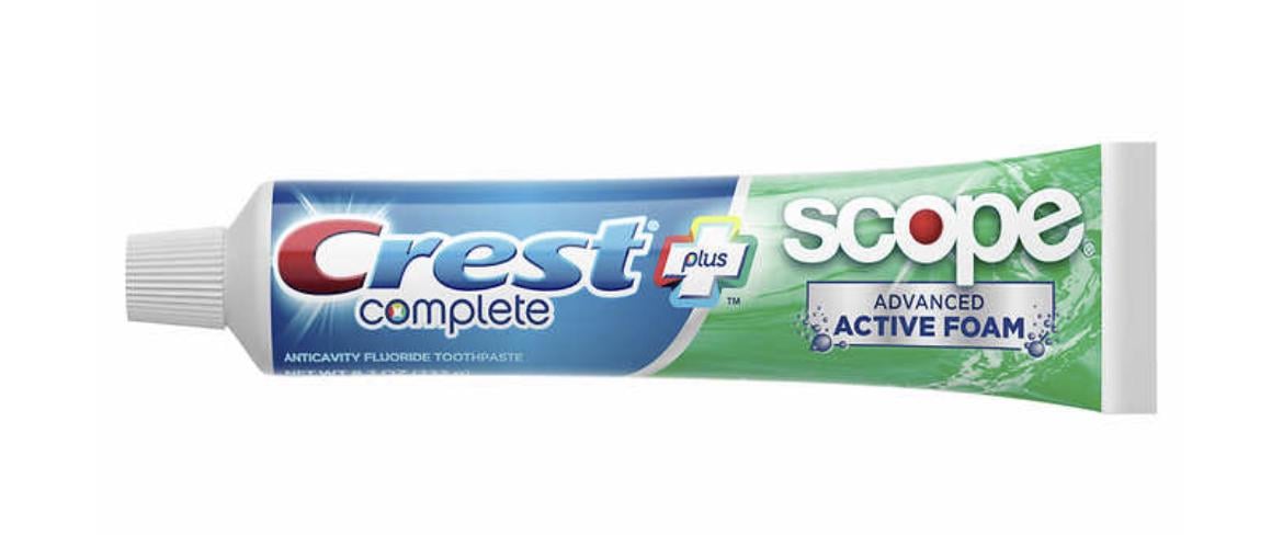 Зубная паста Crest Complete Plus Scope 232 г
