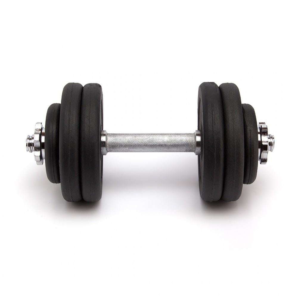 Гантель IVN набірна сталева 15,5 кг (A00313) - фото 1 Гантель IVN набірна сталева 15,5 кг (A00313) - фото 1