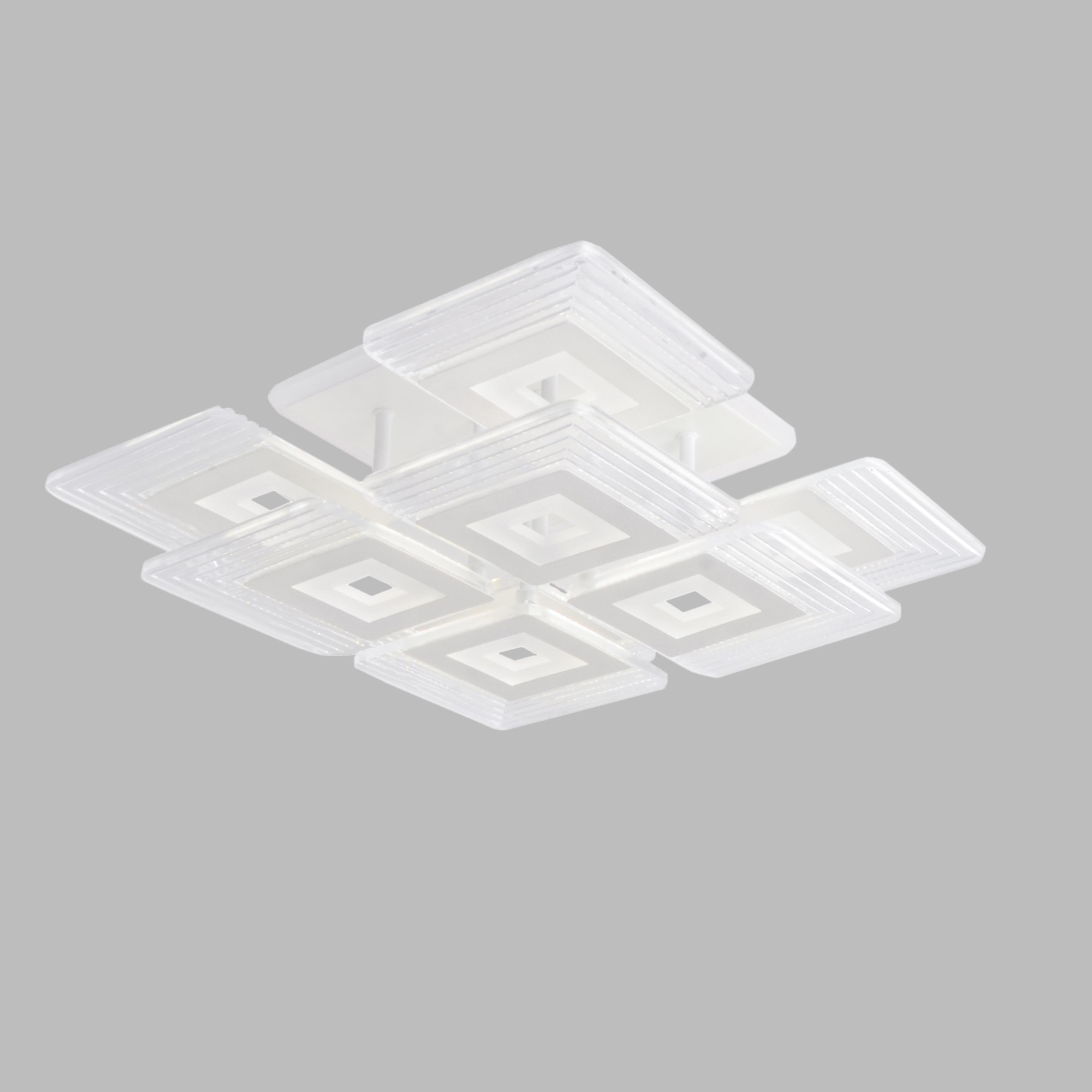 Люстра светодиодная акриловая Sirius B YH393/8 176W+16W (000035442)