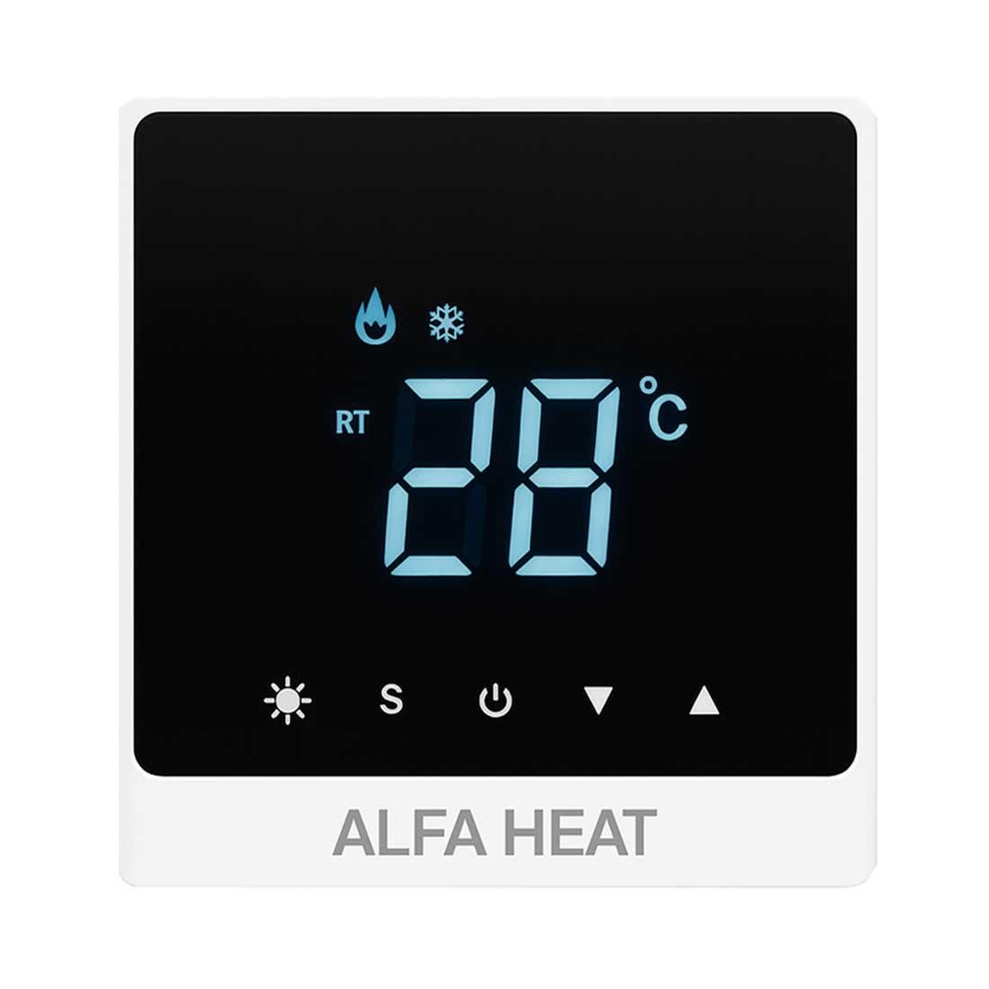 Терморегулятор ALFA Heat Smart WI-FI Білий (28029231) - фото 1