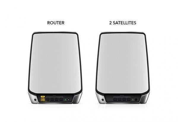 Система WiFi-Mesh NETGEAR Orbi RBK853 AX6000 3мод Белый (RBK853-100EUS) - фото 6
