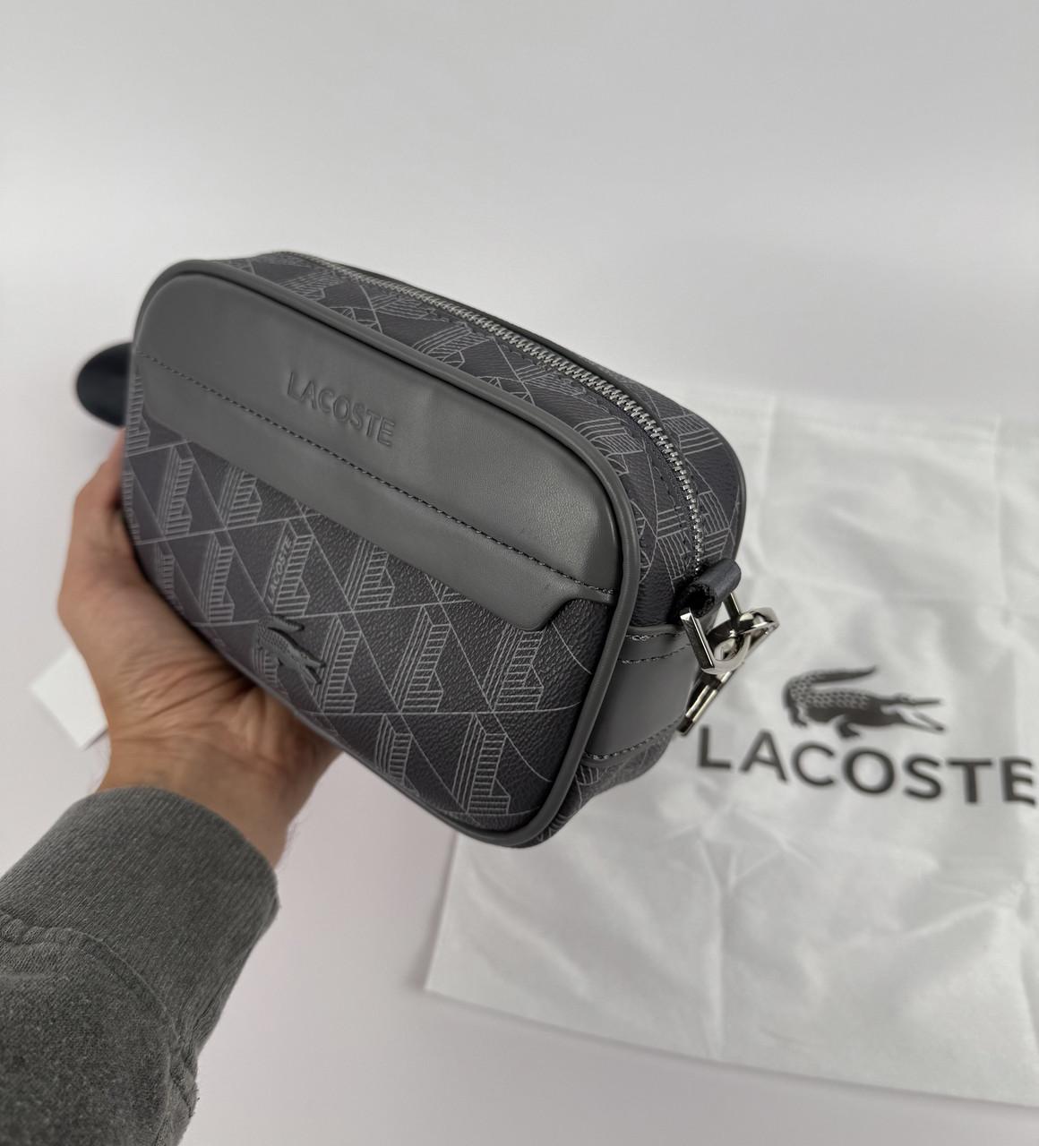 Мессенджер через плечо Lacoste Серый - фото 8 Мессенджер через плечо Lacoste Серый - фото 8