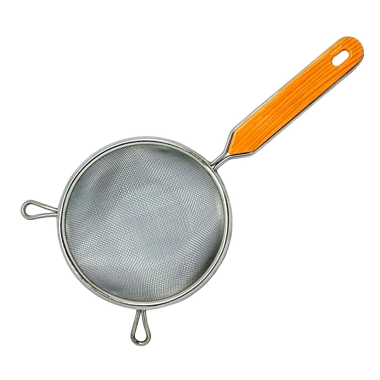 Дуршлаг-сито Empire EM2001 из нержавеющей стали d 13 см Оранжевый (204265)