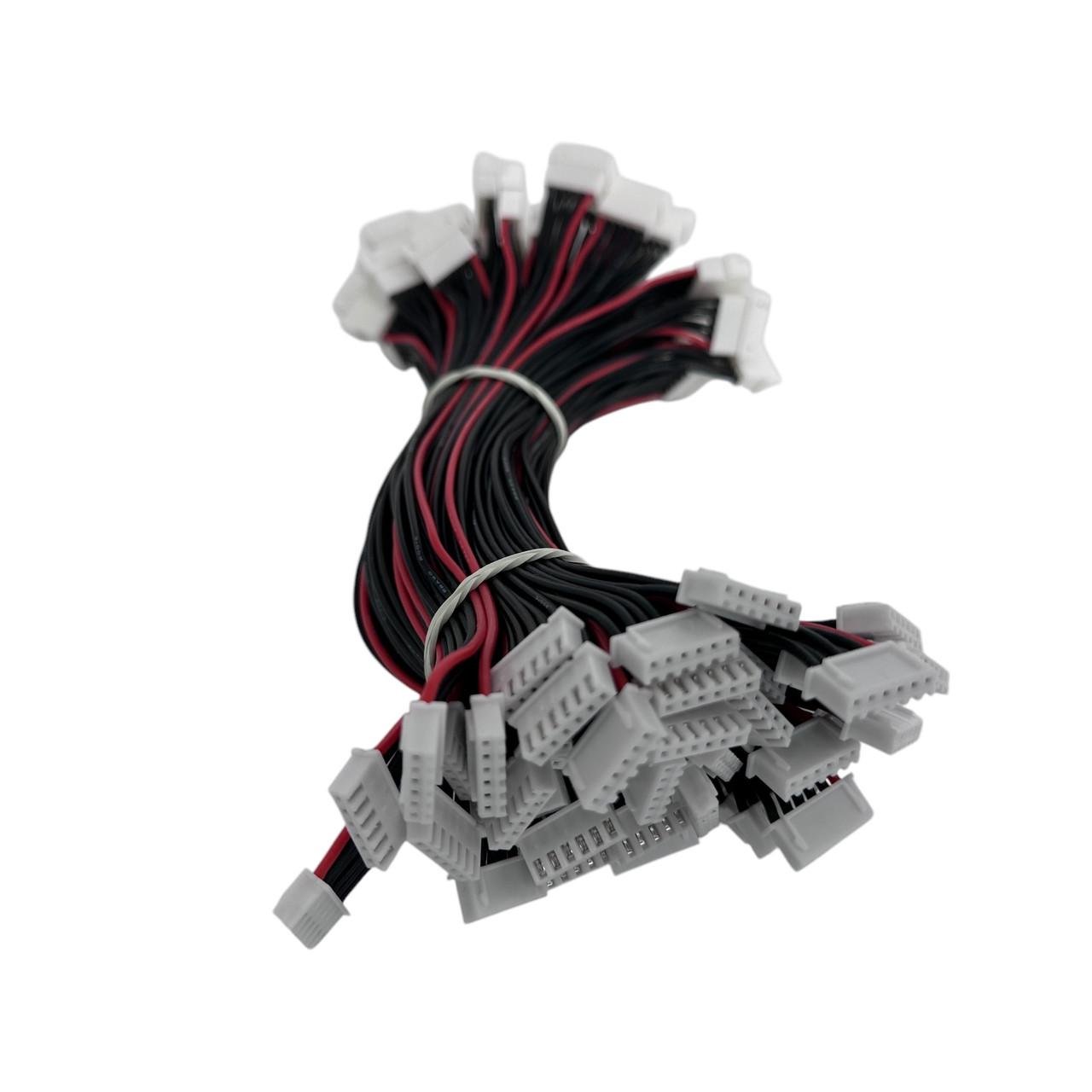 Разъем удлинитель JST XH2.54-5S 6pin 20 см 22awg силиконовый провод на 6 контактов балансир для imax b6 (2560635983)