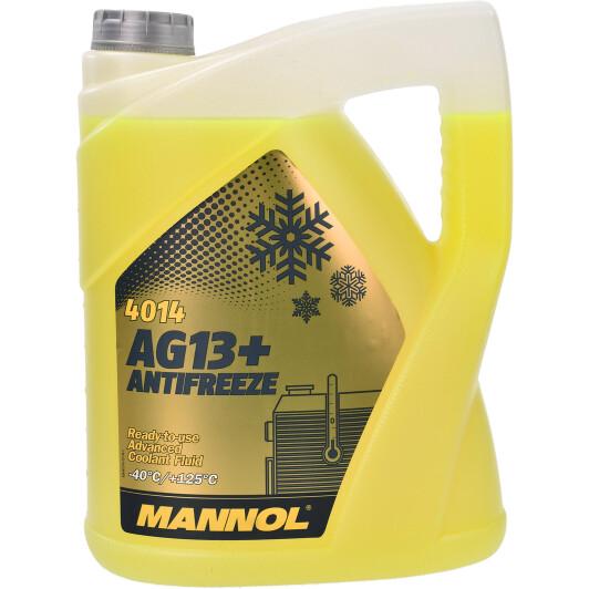 Антифриз готовый Mannol AG13+ Antifreeze -40°C 5 л Желтый (3328)