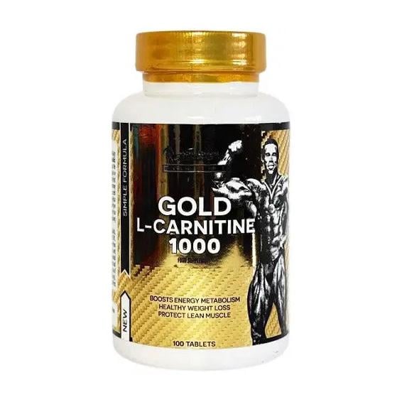 Жиросжигатель L-карнитин Kevin Levrone Gold L-Carnitine 1000 mg 100 табл.