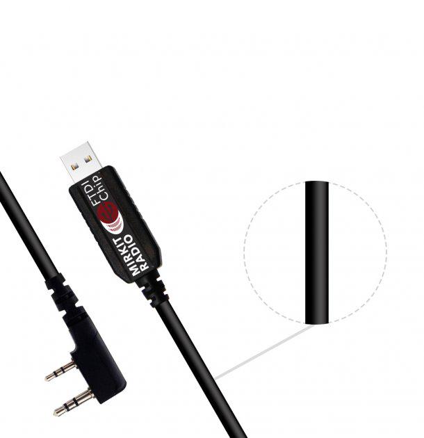 Кабель Mirkit FTDI Model 1 Standart для программирования раций с разъемом K2 Baofeng Black (008020) - фото 5 Кабель Mirkit FTDI Model 1 Standart для программирования раций с разъемом K2 Baofeng Black (008020) - фото 5