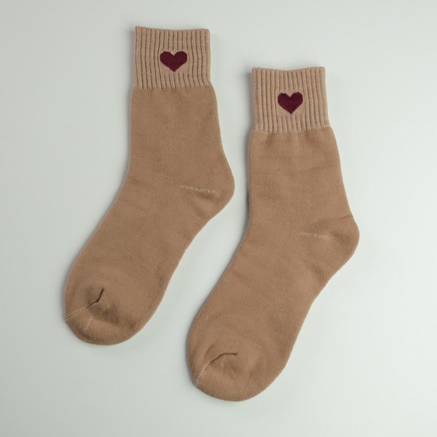 Шкарпетки теплі жіночі GM Textile класичні із сердечком високі р. 36-41 Кавовий (gm-socks-g-5w-kavovyj) - фото 1 Шкарпетки теплі жіночі GM Textile класичні із сердечком високі р. 36-41 Кавовий (gm-socks-g-5w-kavovyj) - фото 1