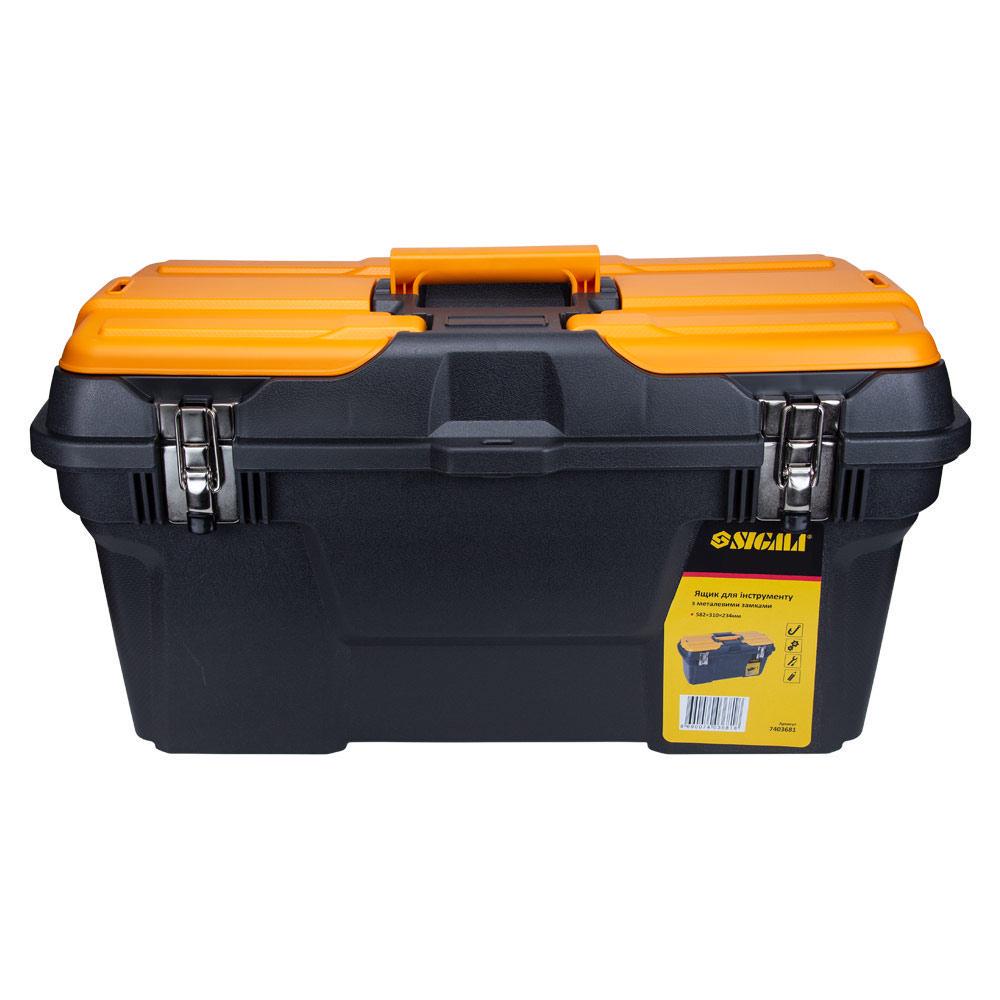 Ящик для інструментів Sigma металеві замки 582x310x234 мм (7403681) - фото 2