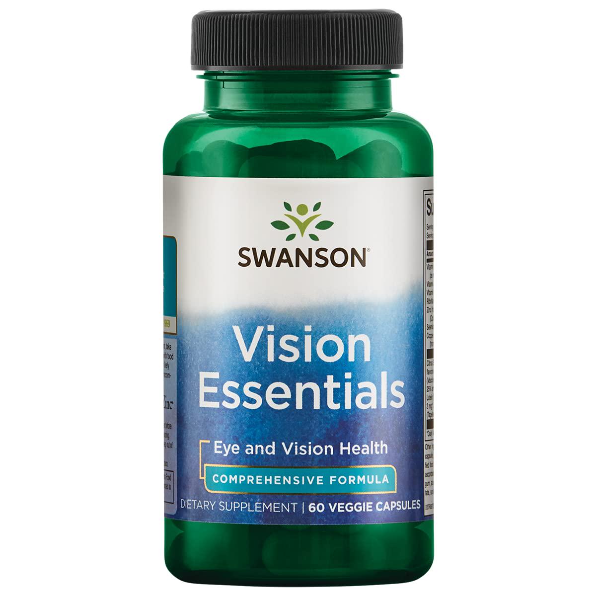 Средство для поддержания зрения Swanson Vision Essentials 60 veggie capsules