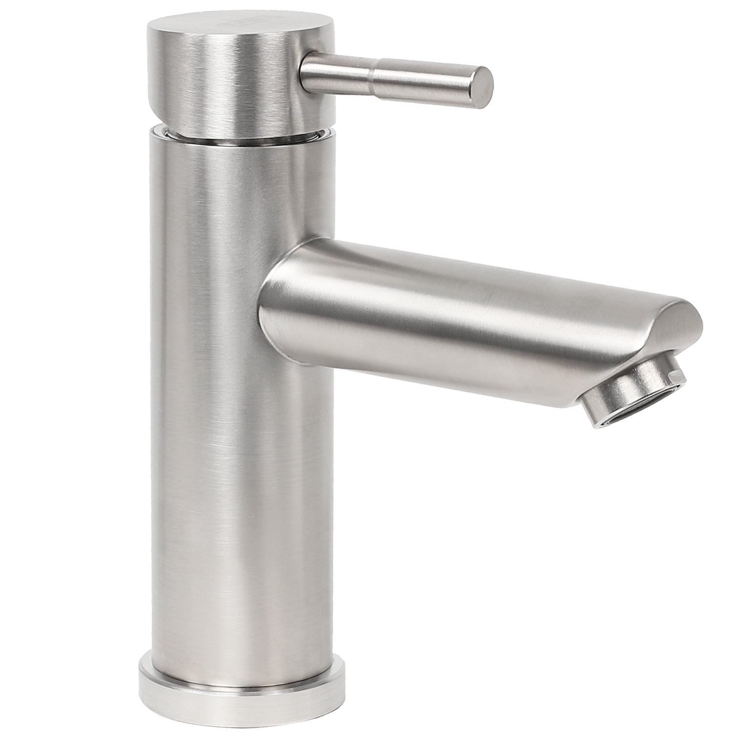 Смеситель для умывальника PLATINUM FHP12 (0301) PLS-A32643 однорычажный Сатин (151579)