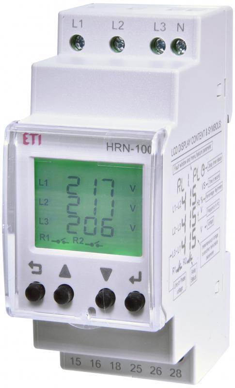 Реле контролю напруги ETI 2СО 5А AC 400В HRN-100 (35700604)