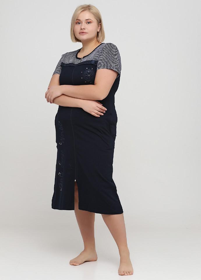 Халат Wild Love XL темно-Синий (81974) Халат Wild Love XL темно-Синий (81974)