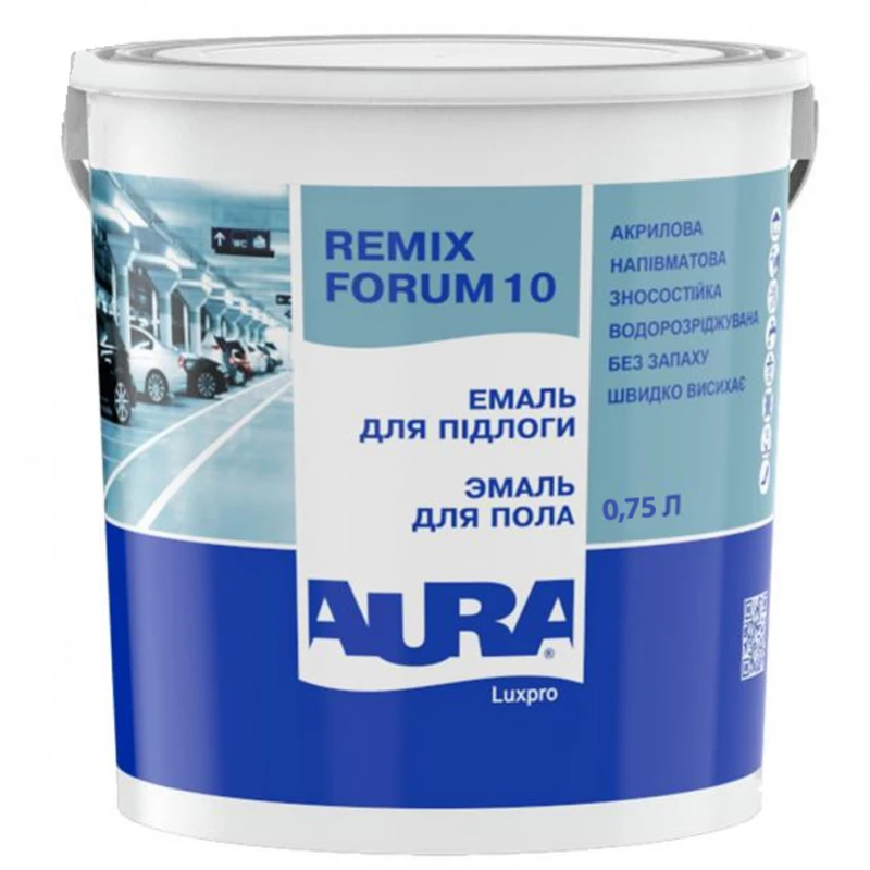 Эмаль акриловая Aura Lux Pro Remix Forum 10 0,75 л (2571432382)