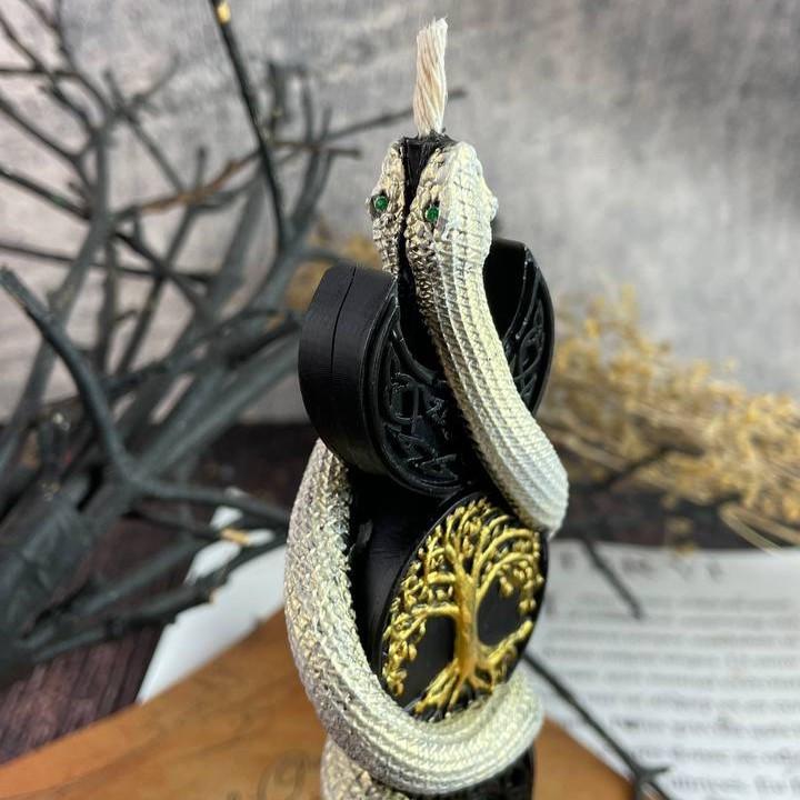 Свічка воскова Змія і Дерево життя (1494) - фото 3 Свічка воскова Змія і Дерево життя (1494) - фото 3