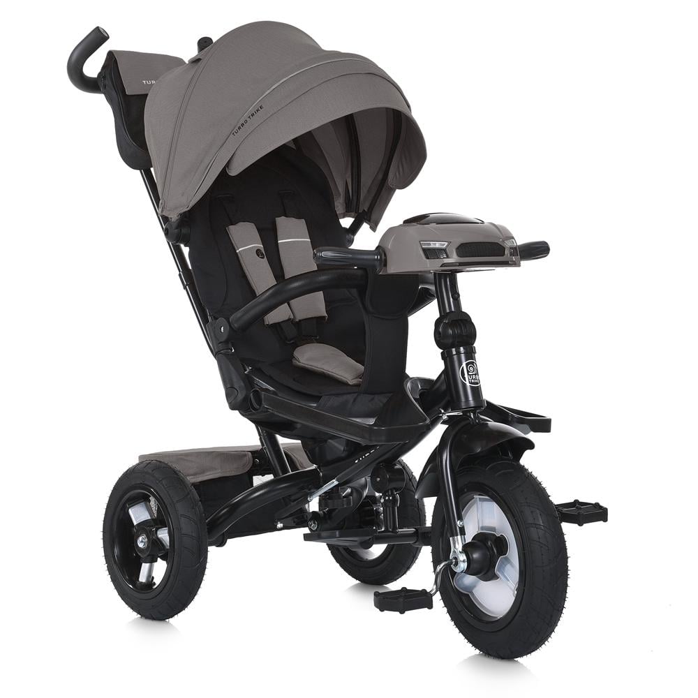 Детский велосипед-коляска с ручкой для родителей поворотный с музыкой Turbo Trike MT 1007-13 (33398536)