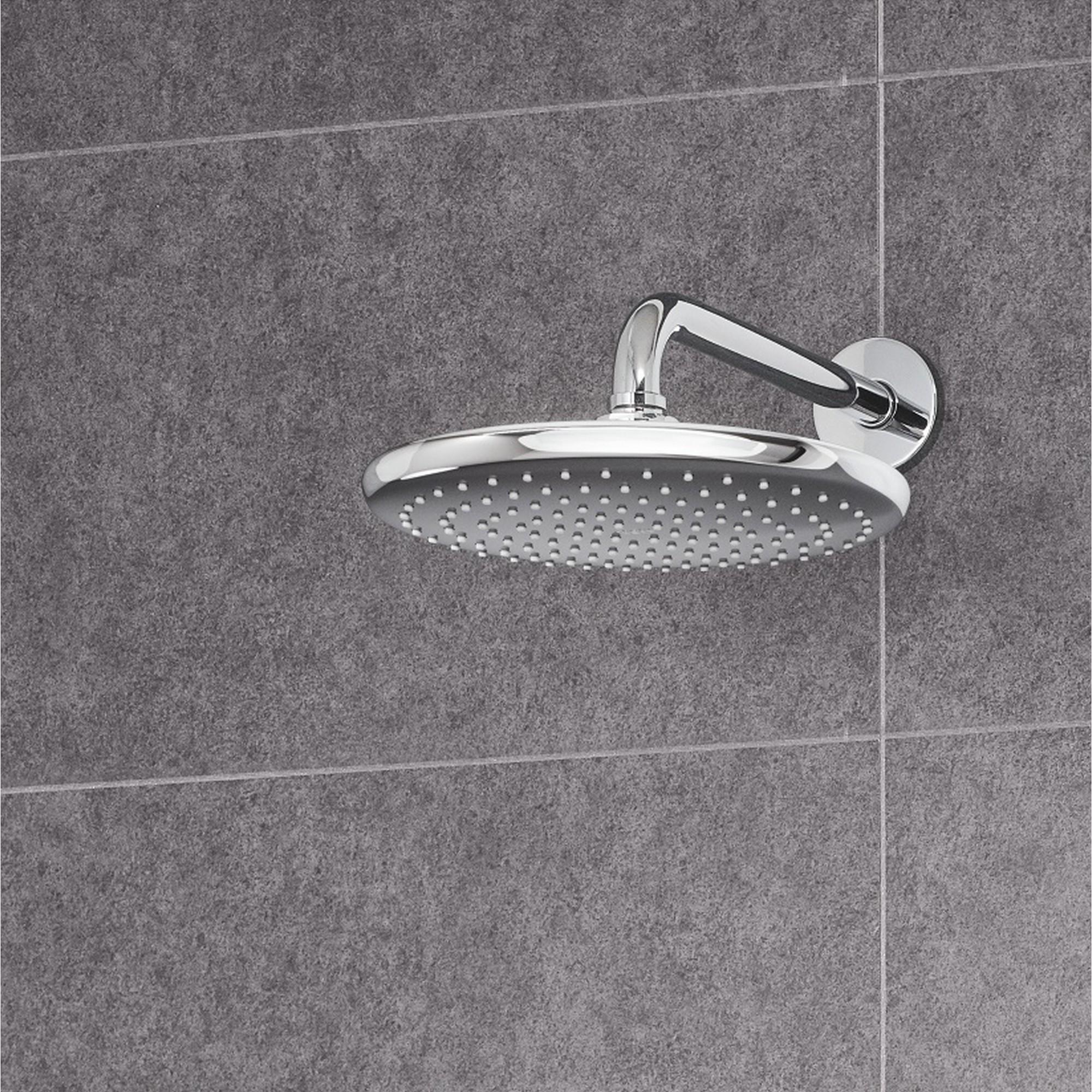 Верхній душ Grohe Tempesta 250 26668000 250 мм із кронштейном Хром (99192) - фото 6