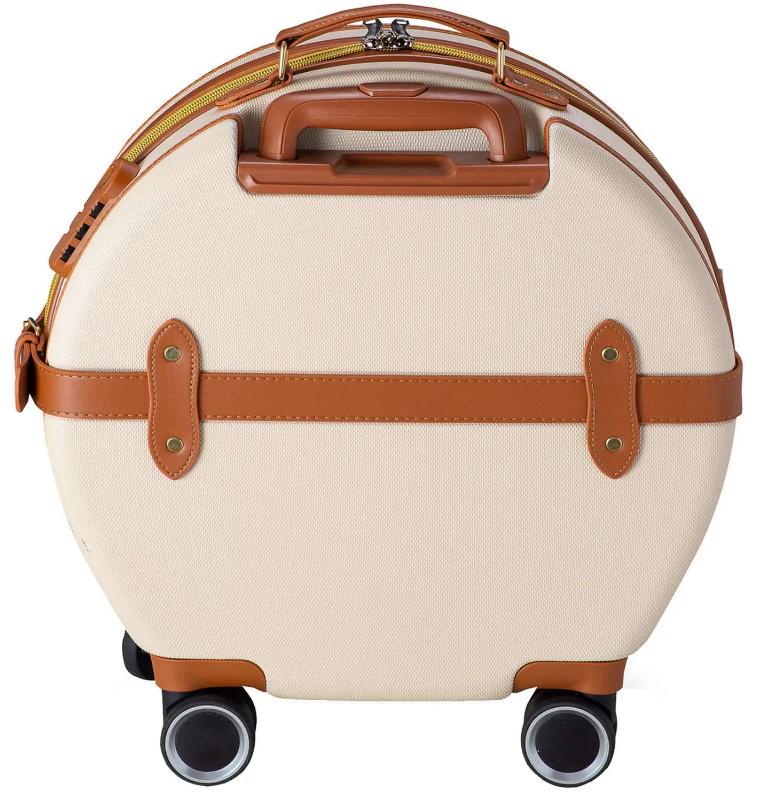 Валіза SEMI LINE T5670-3 24" M Ecru/Brown (52957) - фото 4 Валіза SEMI LINE T5670-3 24" M Ecru/Brown (52957) - фото 4