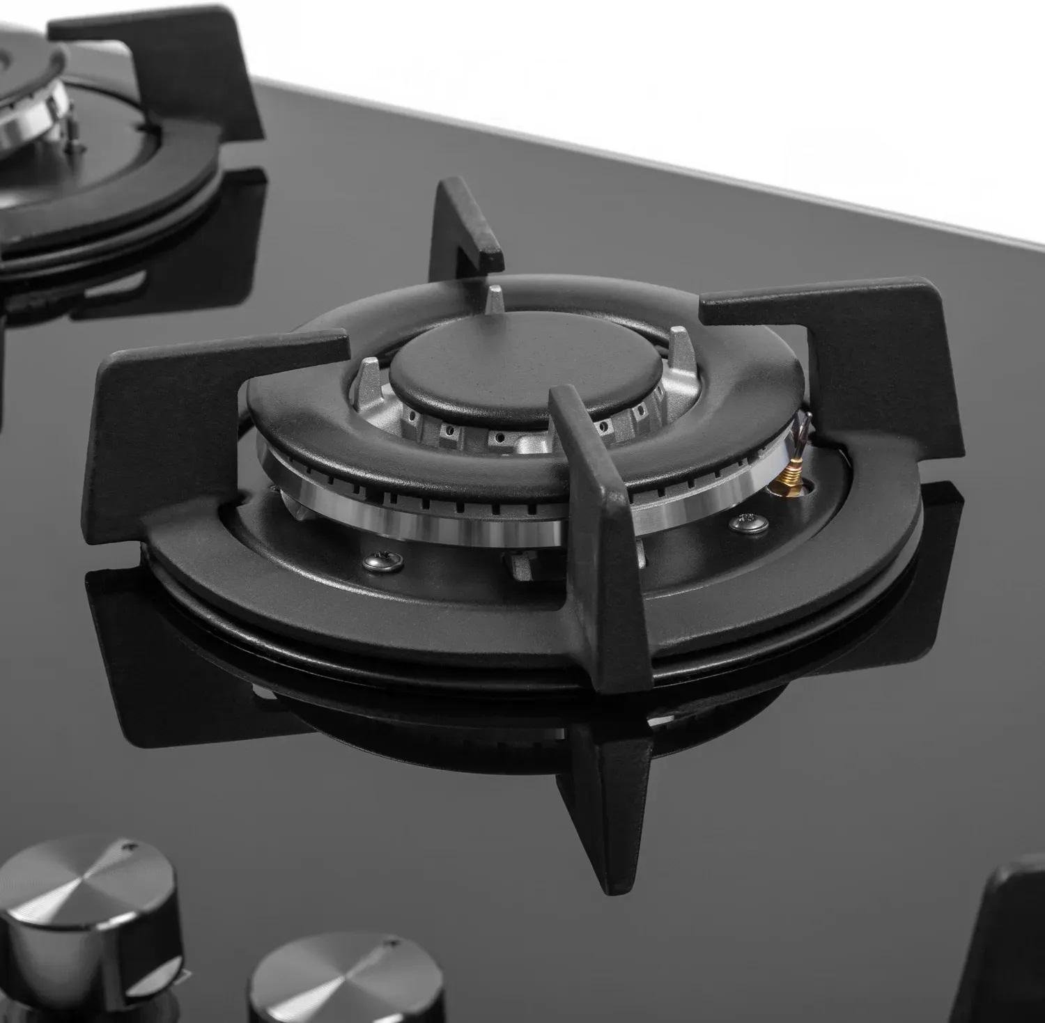 Варочная поверхность газовая стеклянная Gunter&Hauer GL 9 B - фото 5 Варочная поверхность газовая стеклянная Gunter&Hauer GL 9 B - фото 5