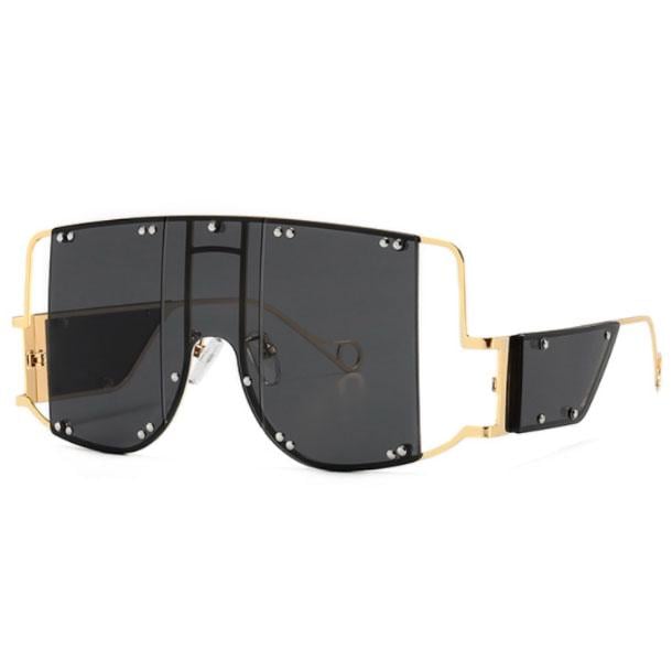 Солнцезащитные очки Berkani с большими стеклами Show Business Black (BOF84504)