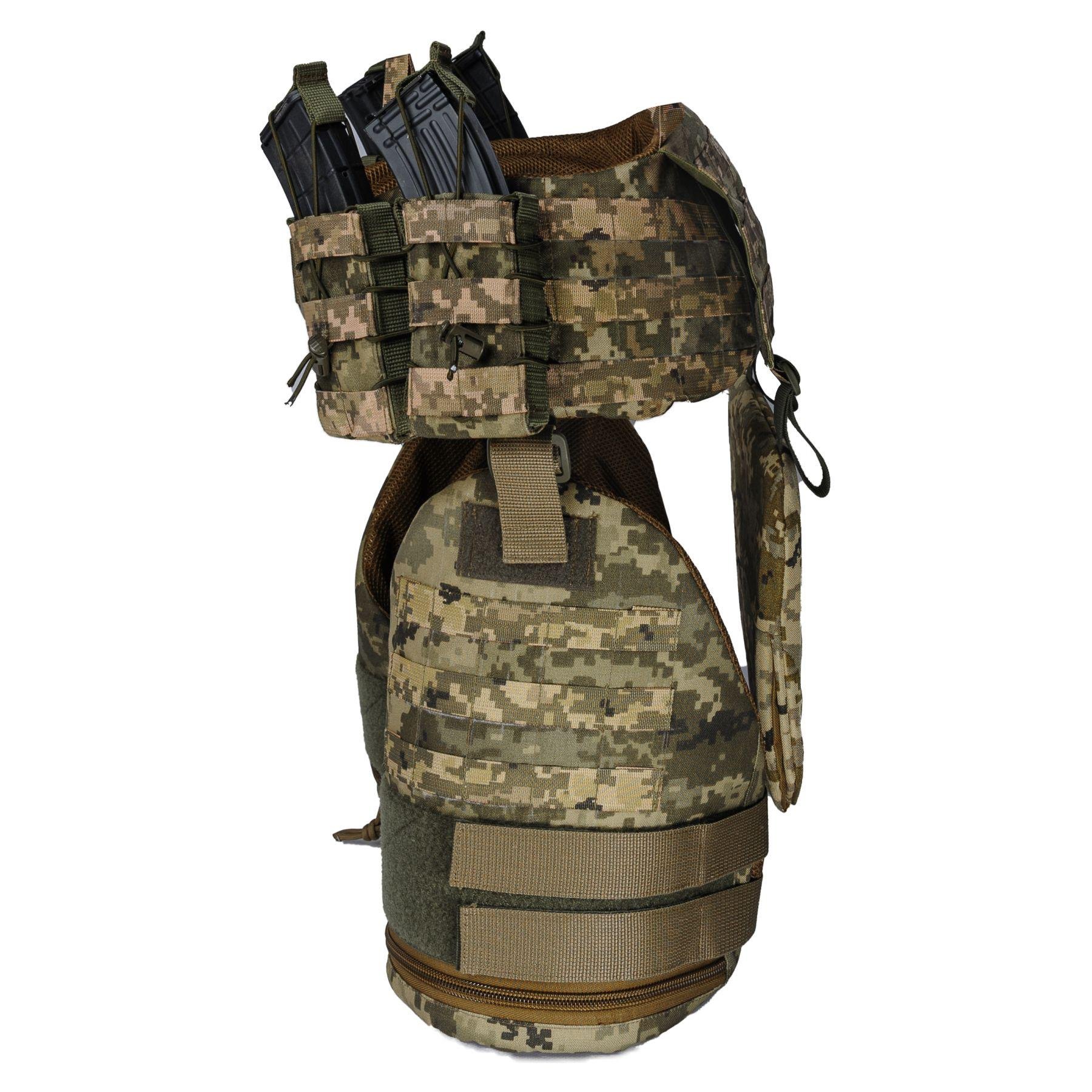 Баллистическая защита ног бедер и РПС Warbelt 1 класс SPECPROM L Пиксель - фото 4